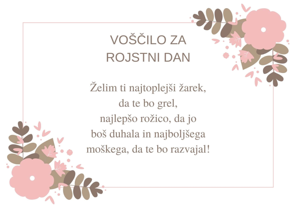 voščila za rojstni dan